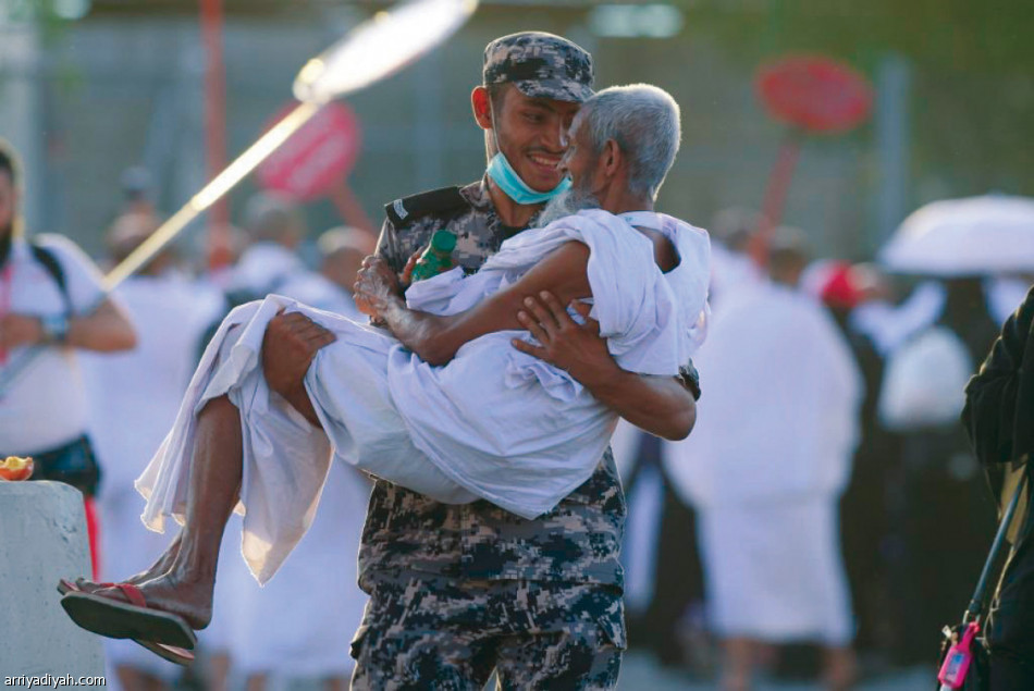 المسيهيج:
تصرف رجل الأمن شدني